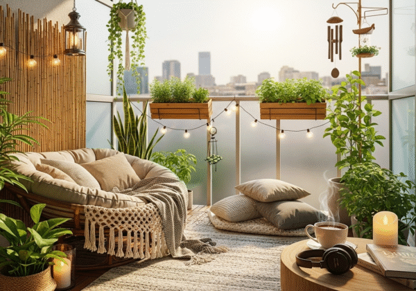 ý tưởng trang trí ban công chung cư